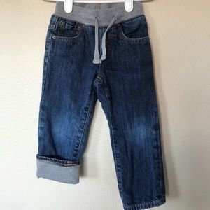 Gap Denim Jersey Lined Toddler Jeans Size 3T